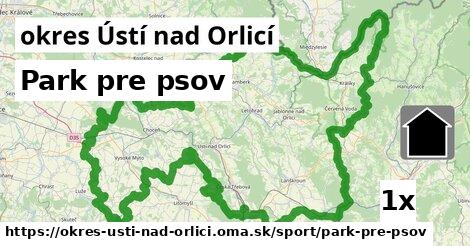 Park pre psov, okres Ústí nad Orlicí