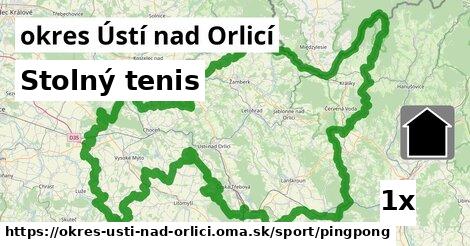 Stolný tenis, okres Ústí nad Orlicí