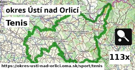 Tenis, okres Ústí nad Orlicí