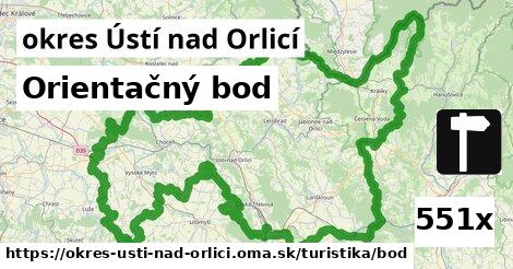 Orientačný bod, okres Ústí nad Orlicí