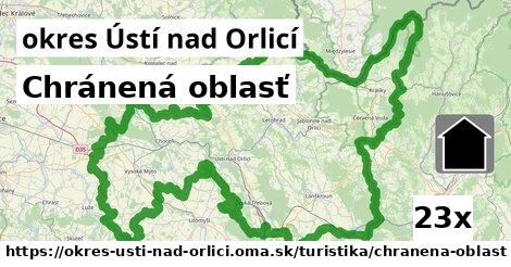 Chránená oblasť, okres Ústí nad Orlicí