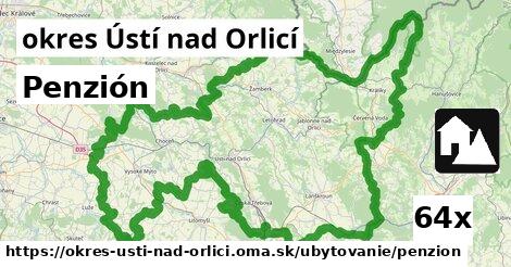 Penzión, okres Ústí nad Orlicí