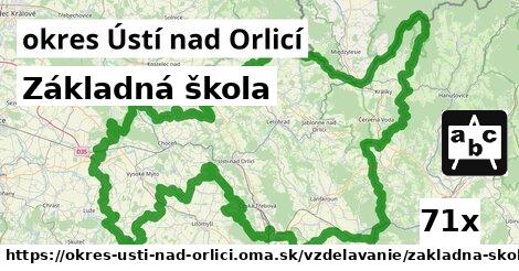 Základná škola, okres Ústí nad Orlicí