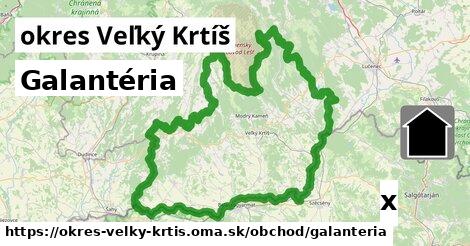 Galantéria, okres Veľký Krtíš