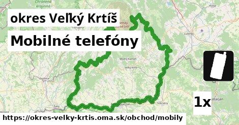 Mobilné telefóny, okres Veľký Krtíš