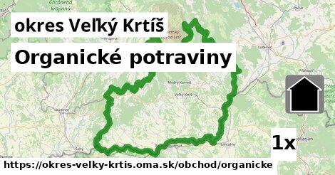 Organické potraviny, okres Veľký Krtíš