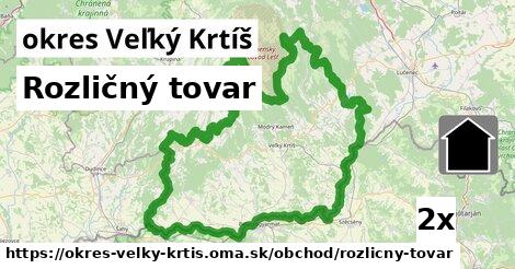 Rozličný tovar, okres Veľký Krtíš