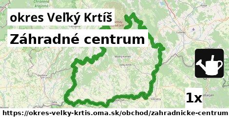 Záhradné centrum, okres Veľký Krtíš