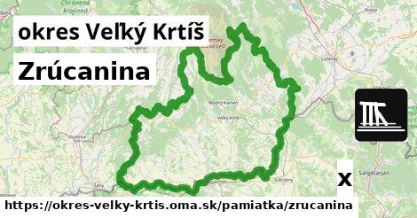 Zrúcanina, okres Veľký Krtíš