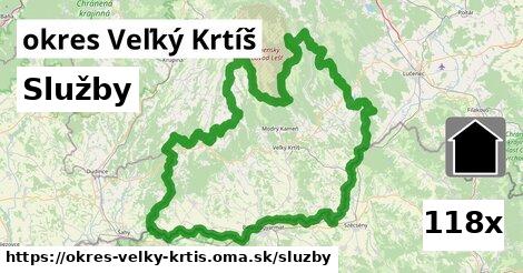 služby v okres Veľký Krtíš