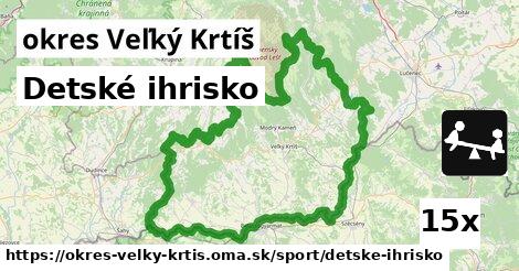 Detské ihrisko, okres Veľký Krtíš