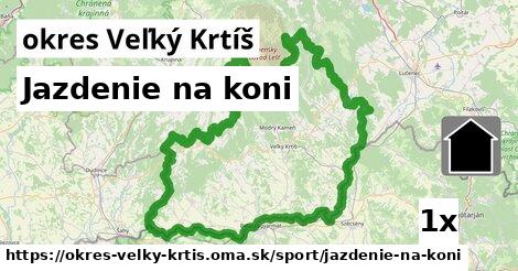 Jazdenie na koni, okres Veľký Krtíš