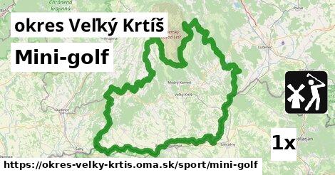 Mini-golf, okres Veľký Krtíš