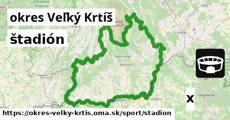 štadión, okres Veľký Krtíš