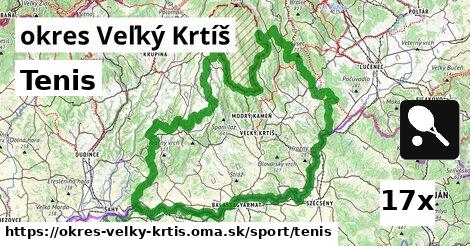 Tenis, okres Veľký Krtíš