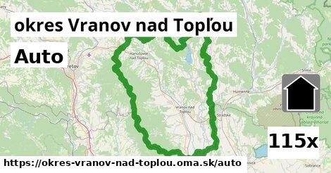 auto v okres Vranov nad Topľou