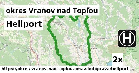 Heliport, okres Vranov nad Topľou