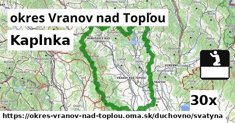 Kaplnka, okres Vranov nad Topľou