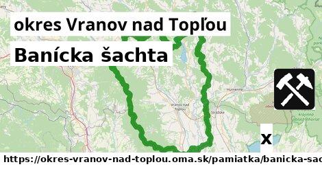 Banícka šachta, okres Vranov nad Topľou