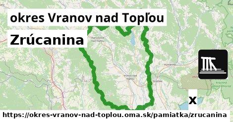 Zrúcanina, okres Vranov nad Topľou