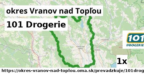 101 Drogerie, okres Vranov nad Topľou