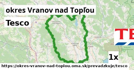 Tesco, okres Vranov nad Topľou