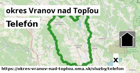 Telefón, okres Vranov nad Topľou