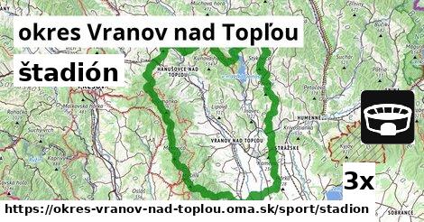 štadión, okres Vranov nad Topľou