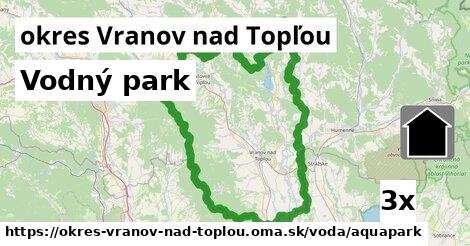 Vodný park, okres Vranov nad Topľou