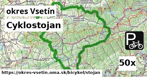 Cyklostojan, okres Vsetín