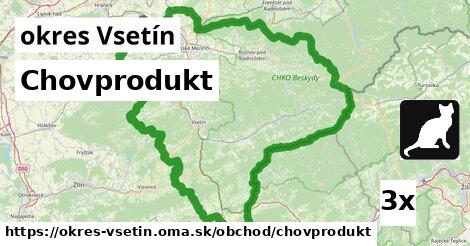 chovprodukt v okres Vsetín