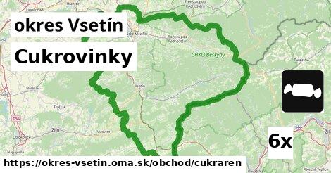 Cukrovinky, okres Vsetín