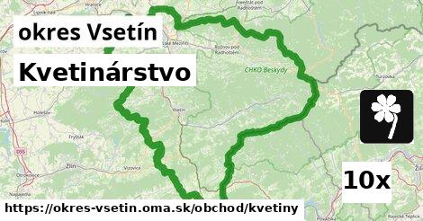 Kvetinárstvo, okres Vsetín