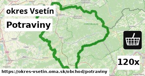 Potraviny, okres Vsetín