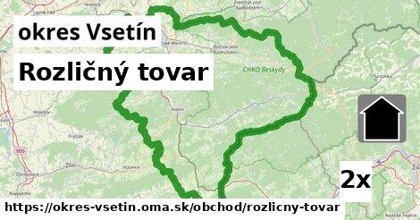 Rozličný tovar, okres Vsetín