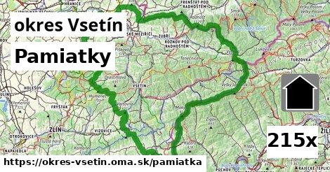 pamiatky v okres Vsetín