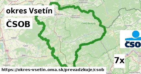 ČSOB, okres Vsetín