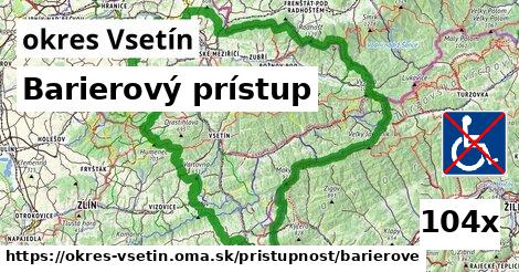 barierový prístup v okres Vsetín