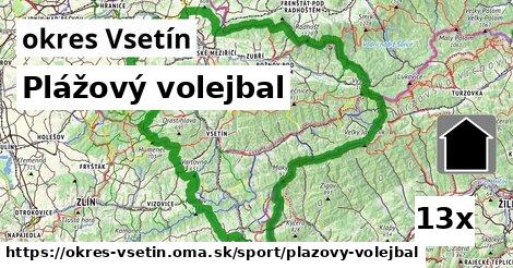 Plážový volejbal, okres Vsetín