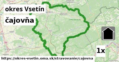 čajovňa, okres Vsetín