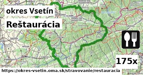 Reštaurácia, okres Vsetín