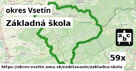 základná škola v okres Vsetín