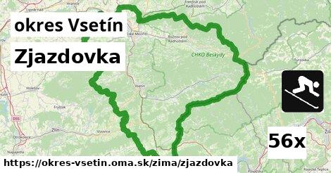 Zjazdovka, okres Vsetín