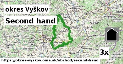 Second hand, okres Vyškov