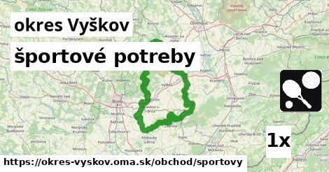 športové potreby, okres Vyškov