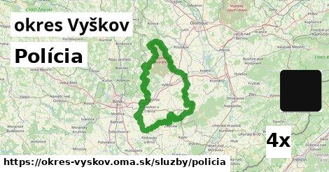 Polícia, okres Vyškov