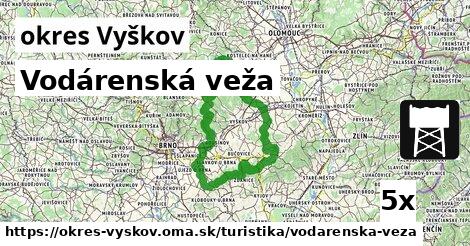 Vodárenská veža, okres Vyškov