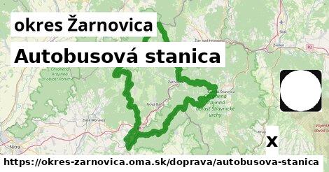 Autobusová stanica, okres Žarnovica