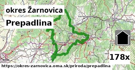 Prepadlina, okres Žarnovica
