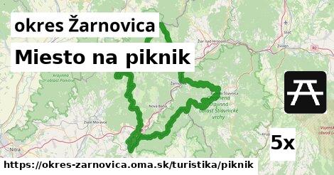 Miesto na piknik, okres Žarnovica